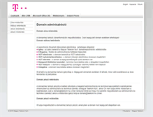 Tablet Screenshot of domain.t-home.hu